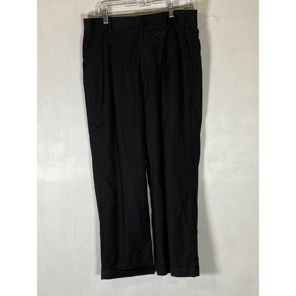 Vinci Charcoal Gray Pleated Dress Pants 34R Career Office‎ Classic